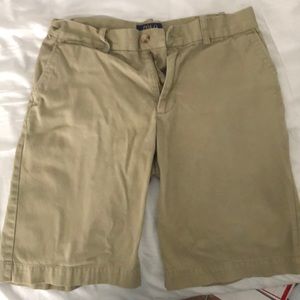 Boys khaki polo shorts